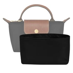 Black Small Waterproof Bag Organizer Insert